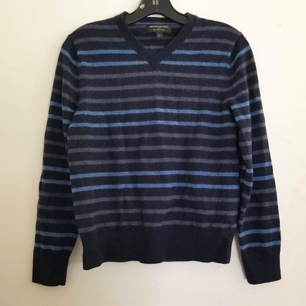 Banana Republic Merino Wool Stripe Sweater Small
